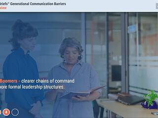 TrainingBriefs® Generational <mark>Communication</mark> Barriers