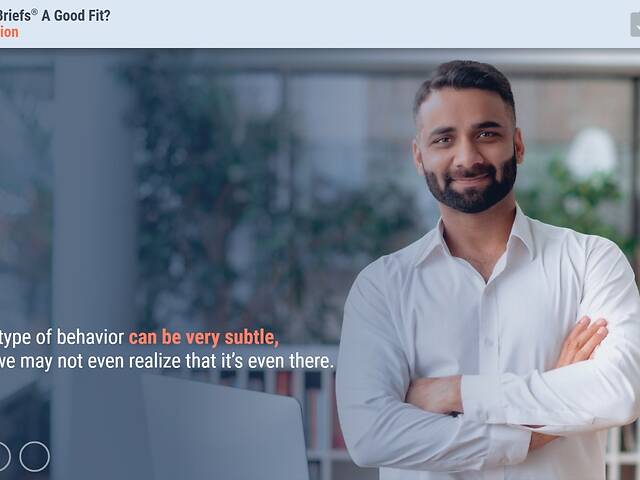 TrainingBriefs® A Good Fit?