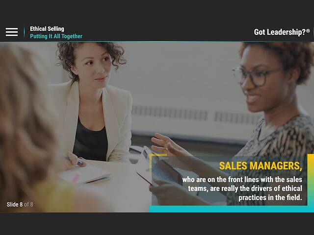 Got Leadership?® Ethical Selling